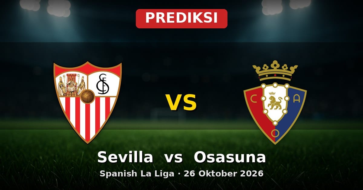 Prediksi Sevilla vs Osasuna La Liga 26 Oktober 2026: Duel Ketat Andalusia