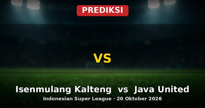 Prediksi Isenmulang Kalteng vs Java United Liga Indonesia 20 Oktober